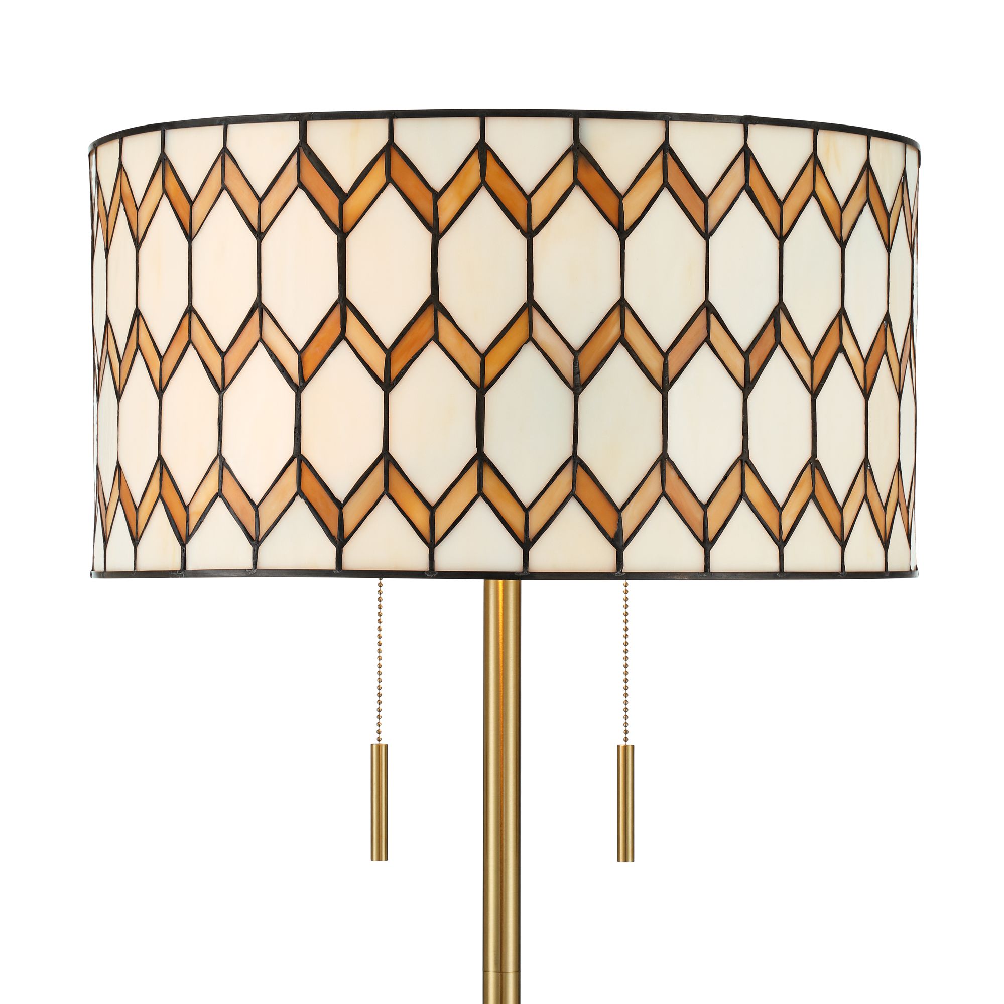 Image 4 Robert Louis Tiffany Lenox 63 3/4" High Art Glass 2-Light Floor Lamp more views