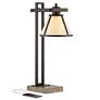 2_Robert Louis Tiffany Maricopa 21 1/4" Bronze Outlet and USB Desk Lamp