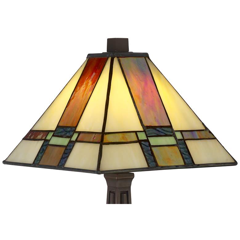 Image 4 Robert Louis Tiffany Morris 14 1/4 inch High LED Accent Table Lamp more views