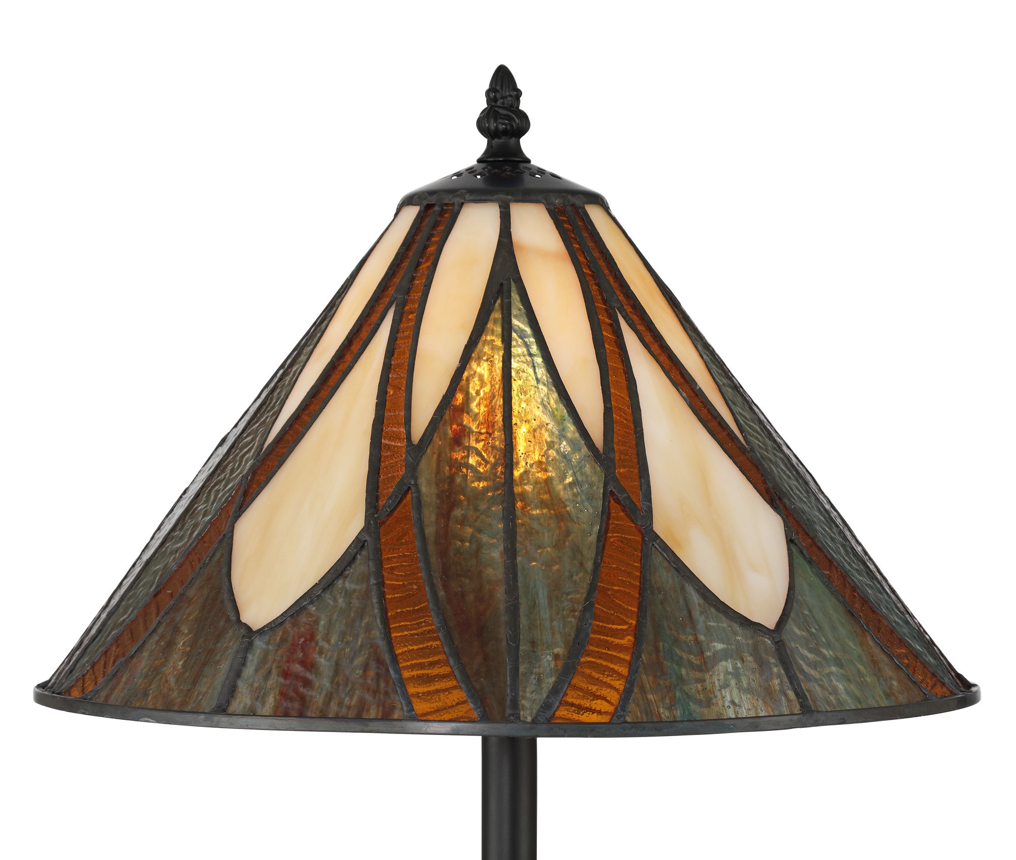 Image 4 Robert Louis Tiffany Noho 19 3/4" Tiffany Style Art Glass Table Lamp more views