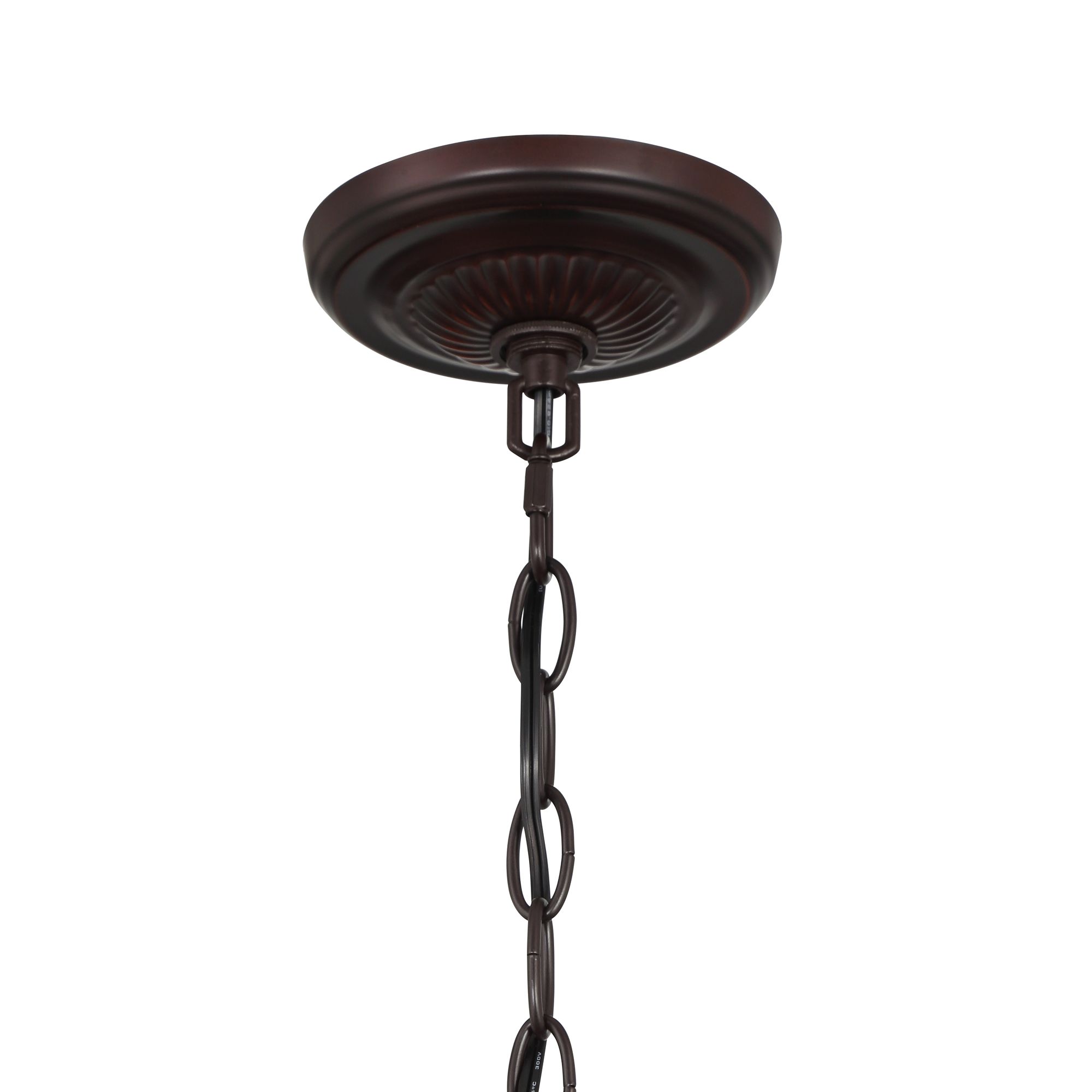 Image 6 Robert Louis Tiffany Peacock 20" Wide 3-Light Glass Pendant Light more views