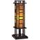 Robert Louis Tiffany Prairie Style 20" High Pillar Accent Table Lamp