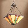 Robert Louis Tiffany Ranier 16" Wide Art Glass Pendant Light