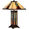 Robert Louis Tiffany Ranier 25" High Mission Night Light Table Lamp