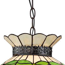 Image5 of Robert Louis Tiffany Ripe Fruit 20" Tiffany-Style Glass Pendant Light more views