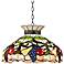 Robert Louis Tiffany Ripe Fruit 3-Light Tiffany Style Glass Pendant Light