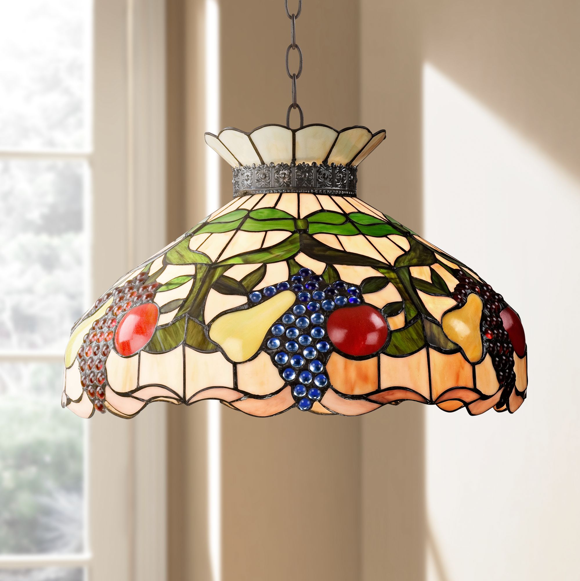 Tiffany pendant deals lamp