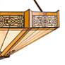 Thumbnail3 of Robert Louis Tiffany Stratford 20 3/4" Wide Mission Art Glass Pendant more views