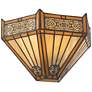 7_Robert Louis Tiffany Stratford 7 1/2"H Mission Art Glass Wall Sconce more views