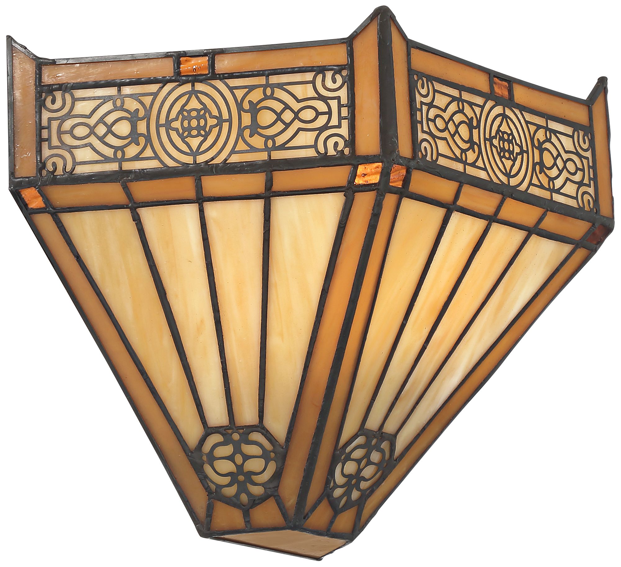 Watch A Video About the Possini Euro Vitus Stained Glass Wall Sconce