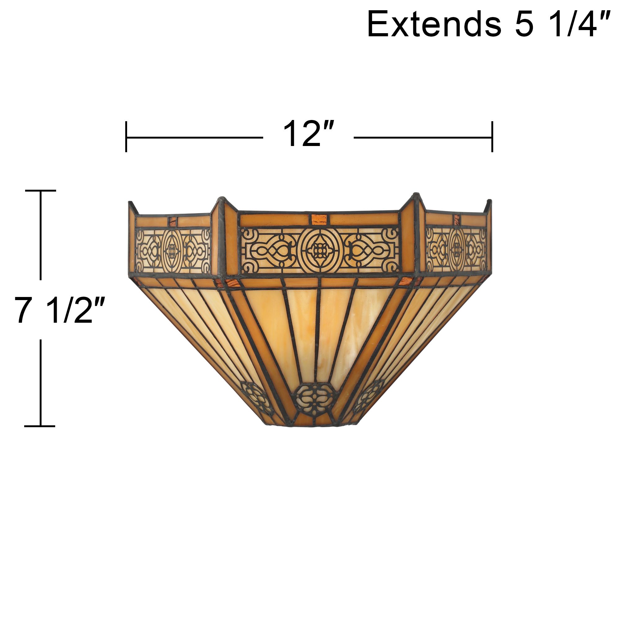 Watch A Video About the Possini Euro Vitus Stained Glass Wall Sconce