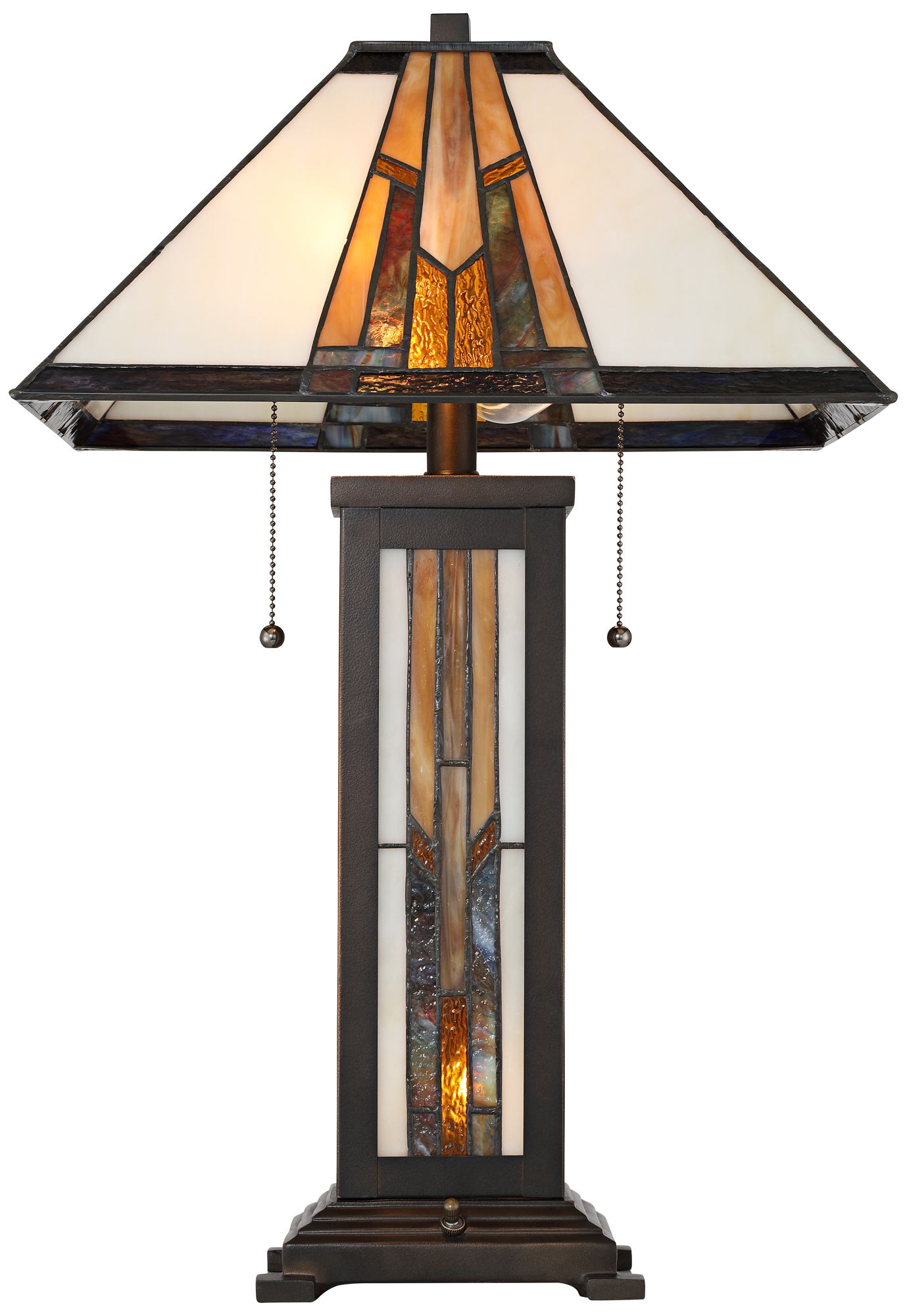 Robert Louis Tiffany Yorkville 25" Tiffany Style Nightlight Table Lamp in scene