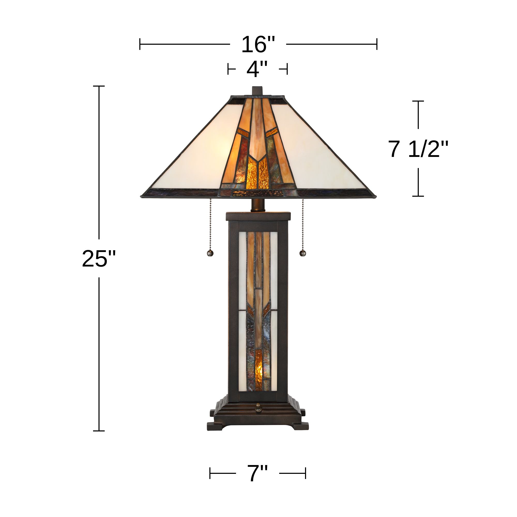 Robert Louis Tiffany Yorkville 25" Tiffany Style Nightlight Table Lamp in scene