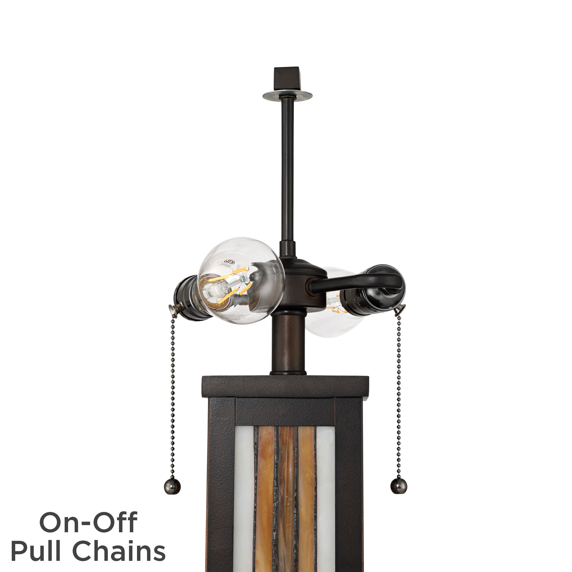 Image 7 Robert Louis Tiffany Yorkville 25" Tiffany Style Nightlight Table Lamp more views