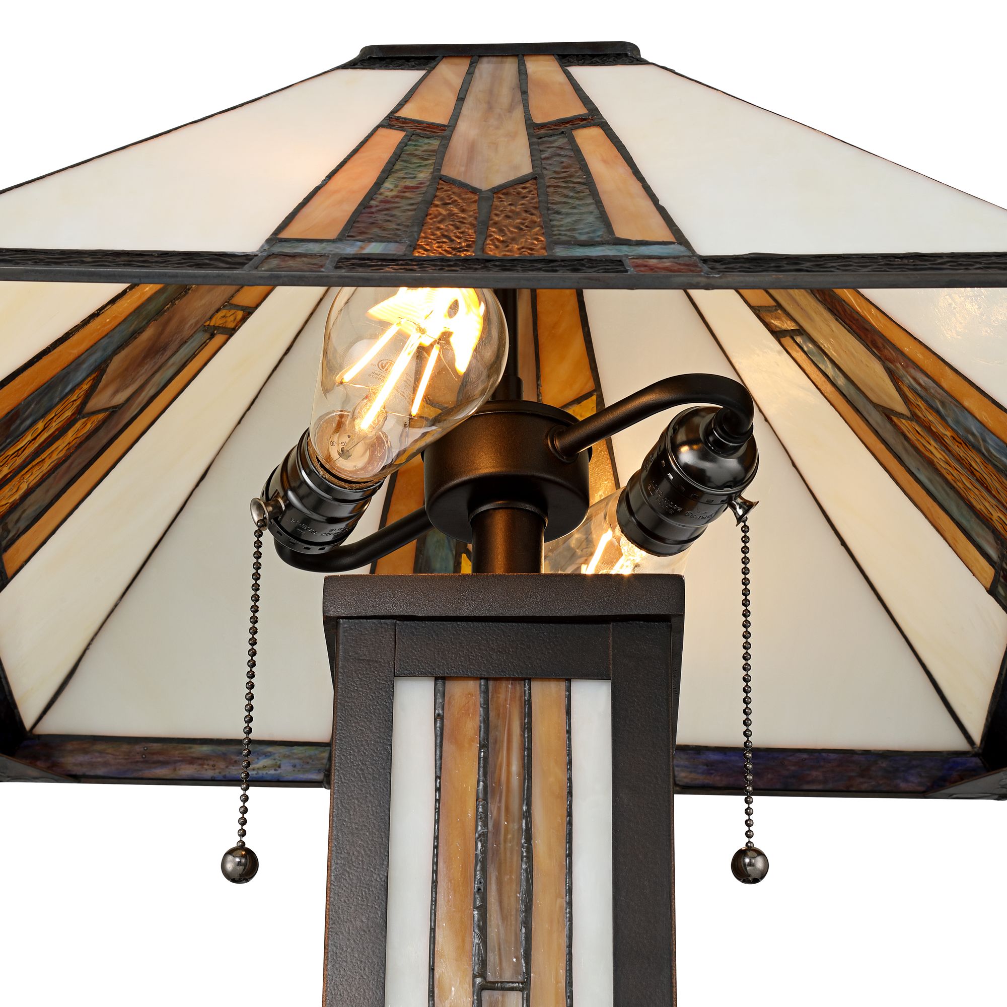Robert Louis Tiffany Yorkville 25" Tiffany Style Nightlight Table Lamp in scene