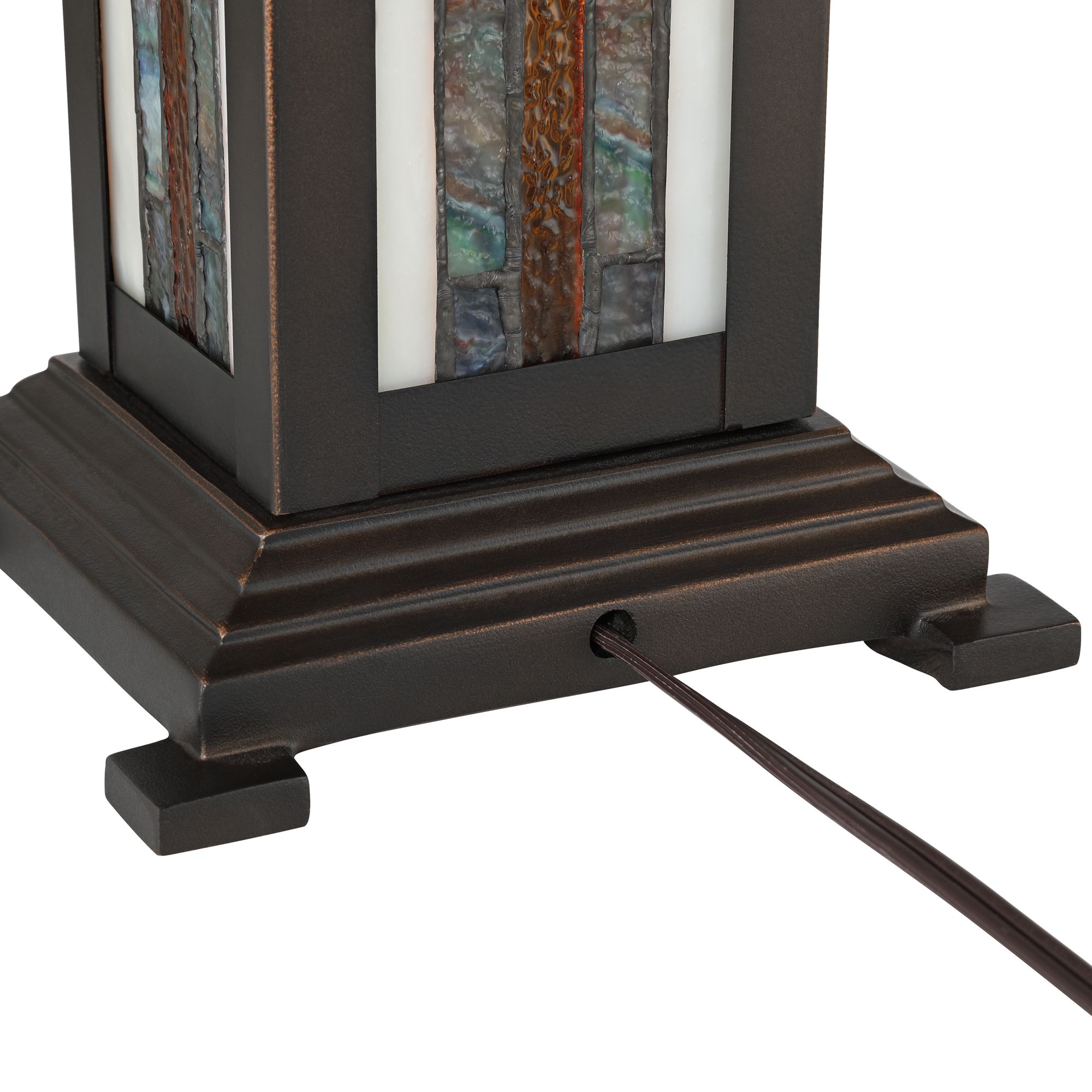 Robert Louis Tiffany Yorkville 25" Tiffany Style Nightlight Table Lamp in scene