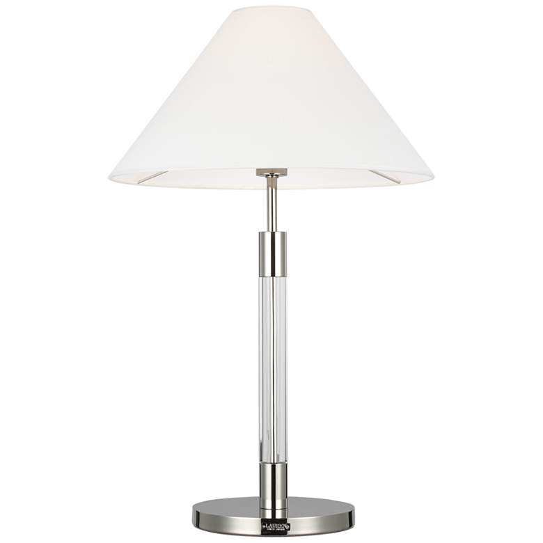 Image 1 Robert Nickel and Acrylic Buffet LED Table Lamp by Ralph Lauren