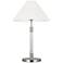 Robert Nickel and Acrylic Buffet LED Table Lamp by Ralph Lauren