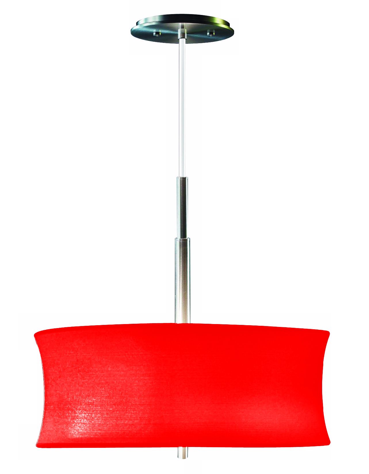 Robert Sonneman Small Red Pendant Chandelier