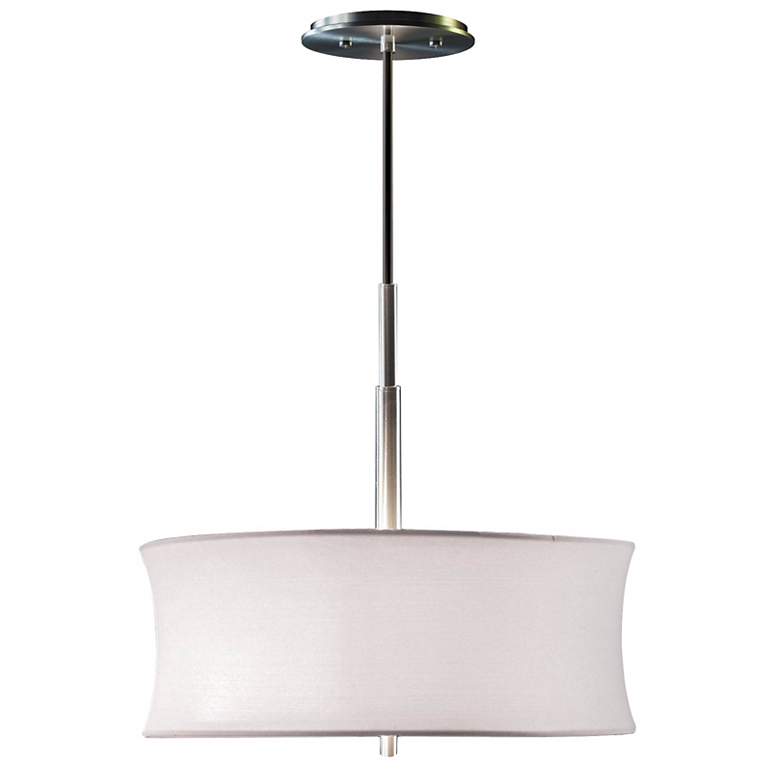 Image 1 Robert Sonneman Small White Pendant Chandelier