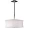 Robert Sonneman Small White Pendant Chandelier