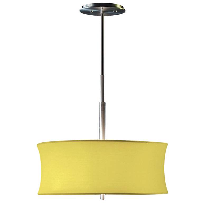 Image 1 Robert Sonneman Small Yellow Pendant Chandelier