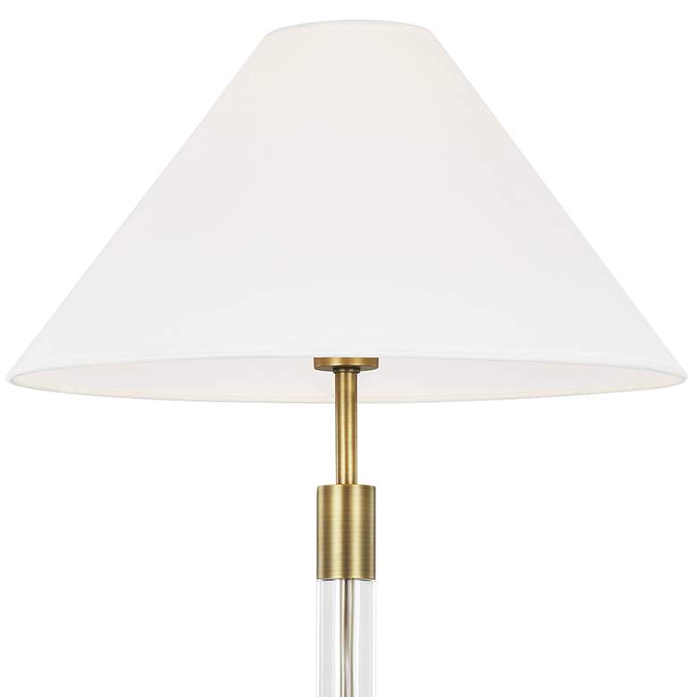 Robert Time-Worn Brass and Acrylic LED Buffet Table Lamp by Ralph Lauren more views