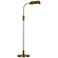 Robert Time Worn Brass and Clear Acrylic LED Floor Lamp by Ralph Lauren