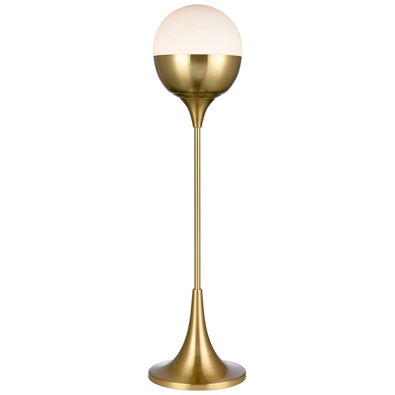 Image 1 Robin Avenue 30 inch High 1-Light Table Lamp - Satin Gold