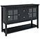 Robson 52" Wide Black Wood 2-Drawer TV Stand Buffet