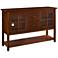 Robson 52" Wide Walnut Wood 2-Drawer TV Stand Buffet