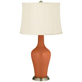 Image2 of Robust Orange Anya Table Lamp with Dimmer