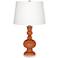 Robust Orange Apothecary Table Lamp