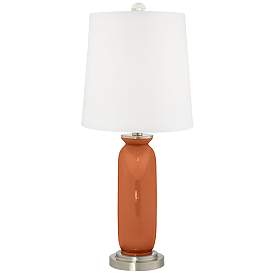 Image4 of Robust Orange Carrie Table Lamp Set of 2 with Dimmers more views