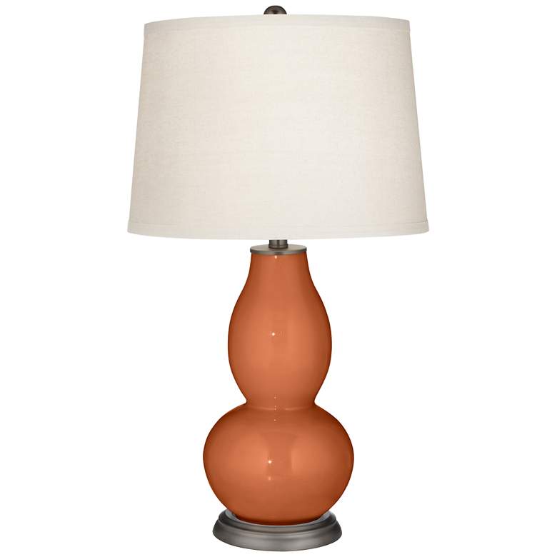 Image 2 Robust Orange Double Gourd Table Lamp