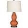 Robust Orange Double Gourd Table Lamp