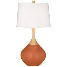 Image2 of Robust Orange Wexler Table Lamp with Dimmer