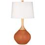 Robust Orange Wexler Table Lamp with Dimmer