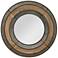 Robyn Reclaimed Wood and Galvanized 33" Round Wall Mirror