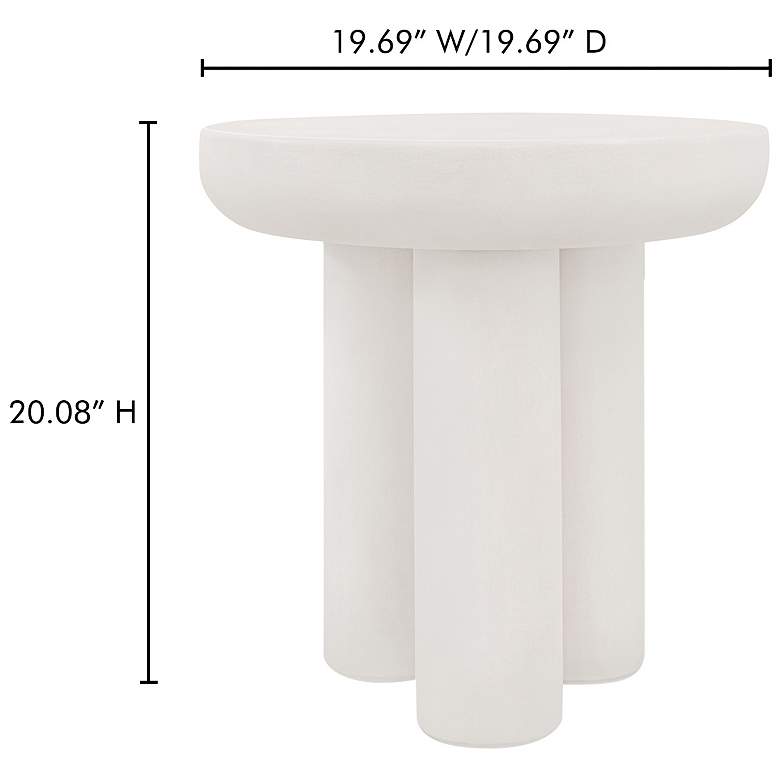 Image 7 Rocca Side Table Cream more views