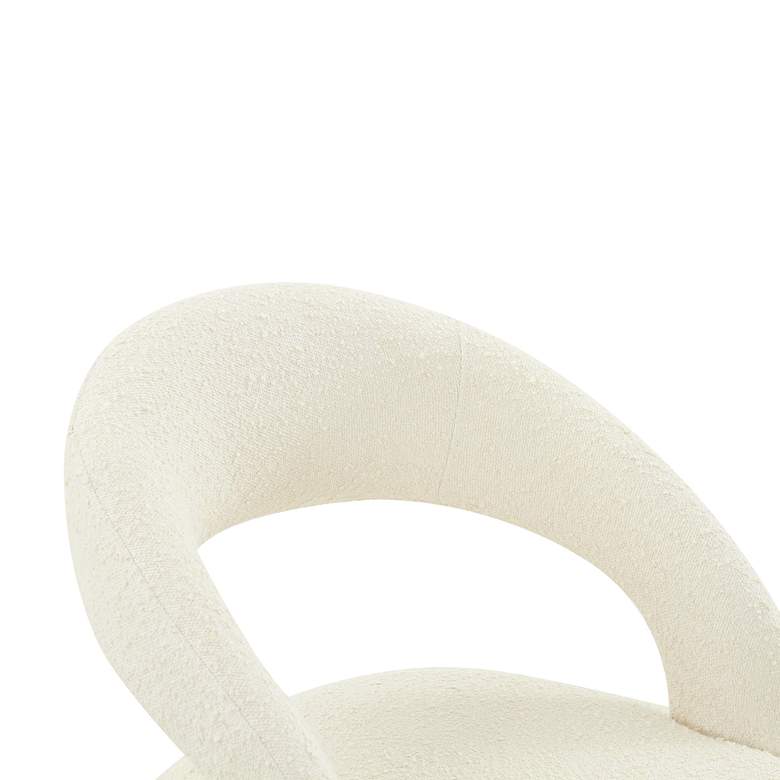 Image 3 Rocco Cream Boucle Fabric Dining Chair more views