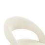 Rocco Cream Boucle Fabric Dining Chair in scene
