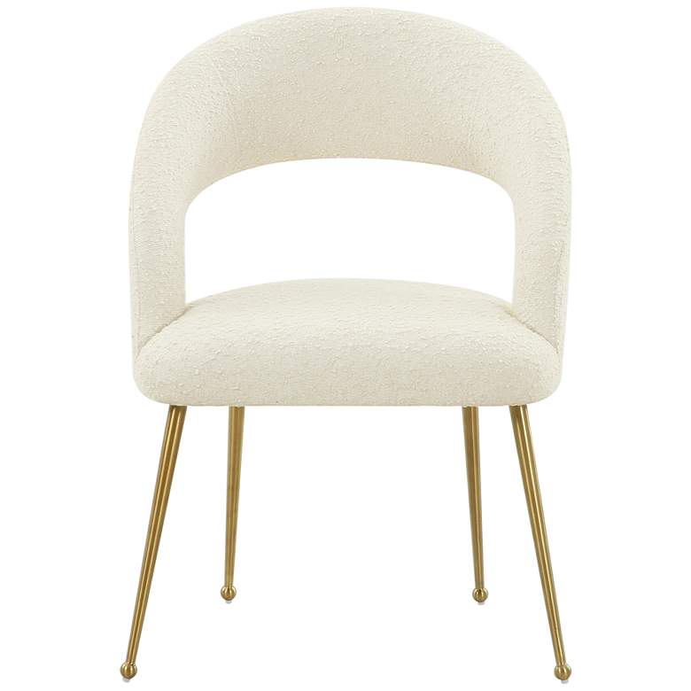 Image 4 Rocco Cream Boucle Fabric Dining Chair more views