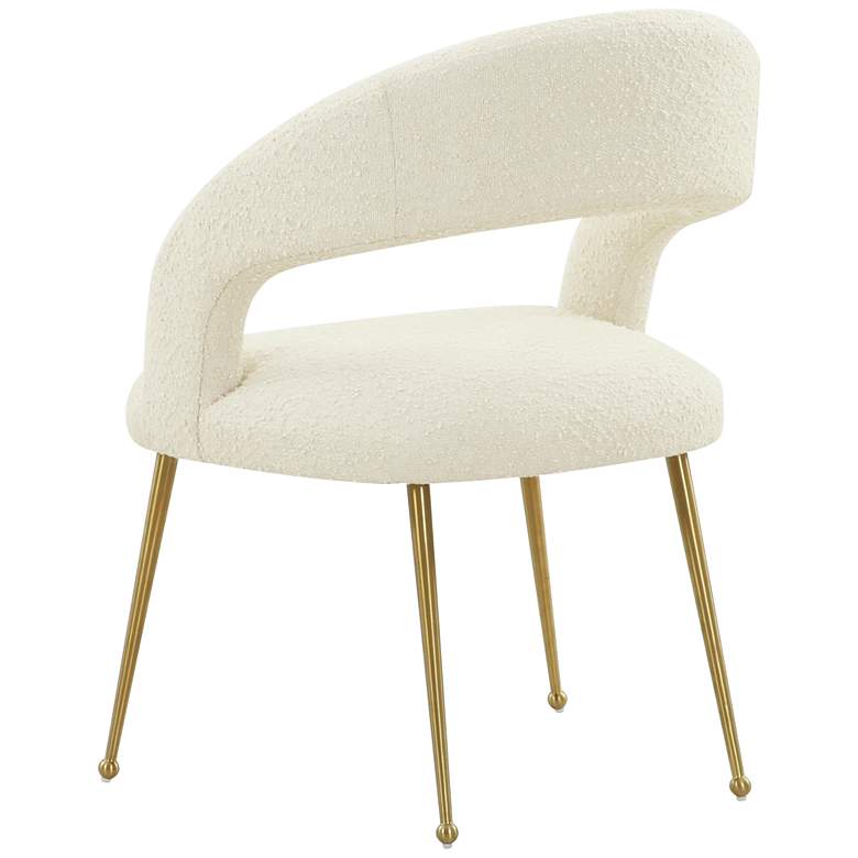 Image 5 Rocco Cream Boucle Fabric Dining Chair more views