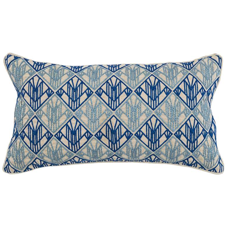 Image 1 Rocha Blue 26" x 14" Decorative Pillow