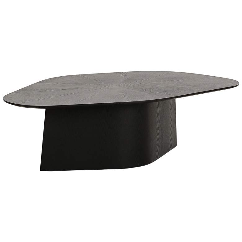Image 1 Roche 48 1/4" Wide Black Ash Geometric Coffee Table
