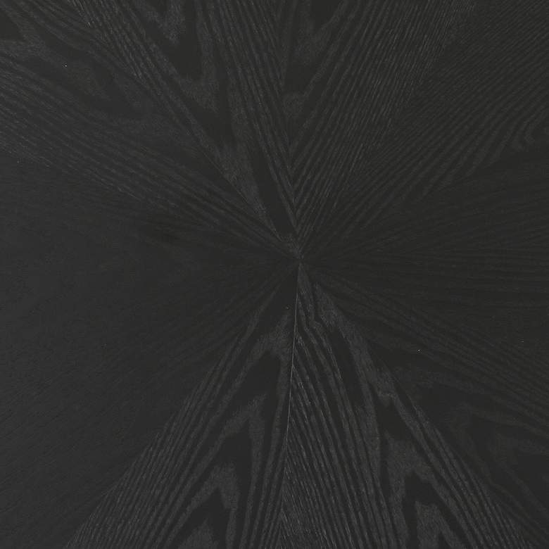 Image 2 Roche 48 1/4" Wide Black Ash Geometric Coffee Table more views