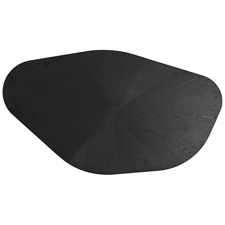 Image 3 Roche 48 1/4" Wide Black Ash Geometric Coffee Table more views