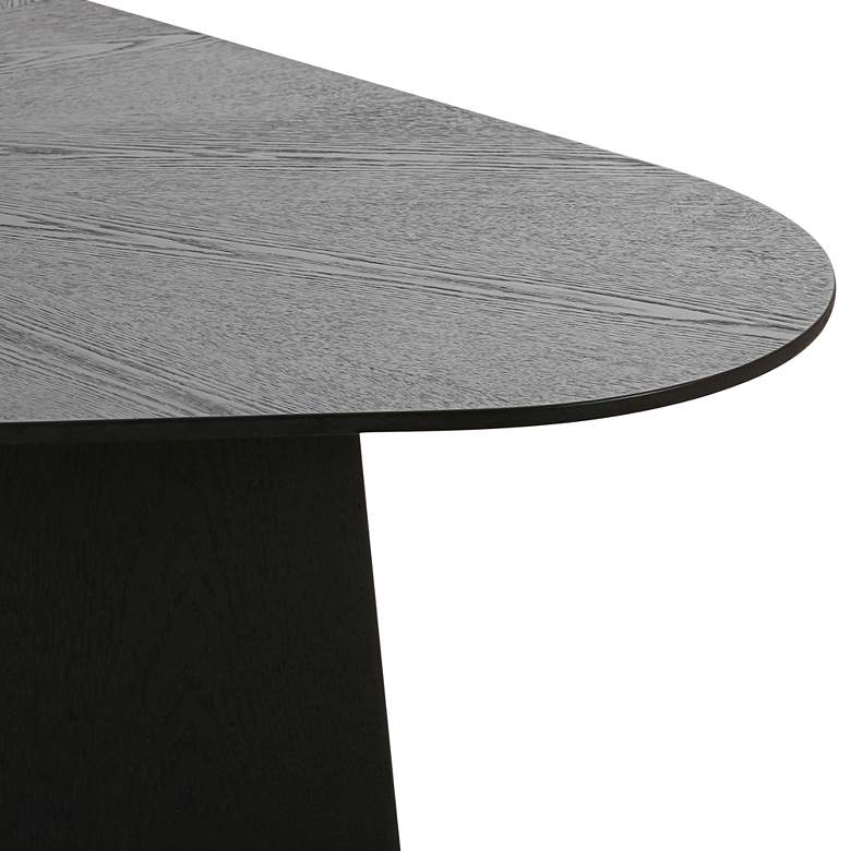 Image 4 Roche 48 1/4" Wide Black Ash Geometric Coffee Table more views