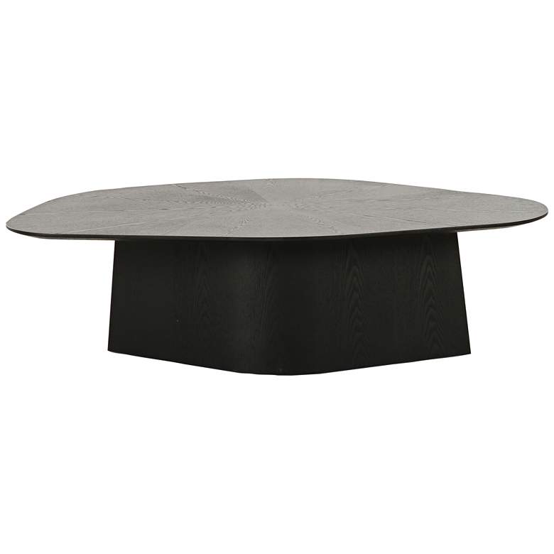 Image 5 Roche 48 1/4" Wide Black Ash Geometric Coffee Table more views